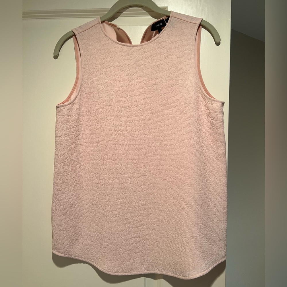 Theory Pink Sleeveless Tank Top